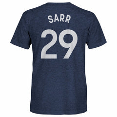 Pape Matar Sarr Tottenham Hotspur 1863FC Player Name & Number Twisted Tri-Blend Slub T-Shirts - Heather Navy