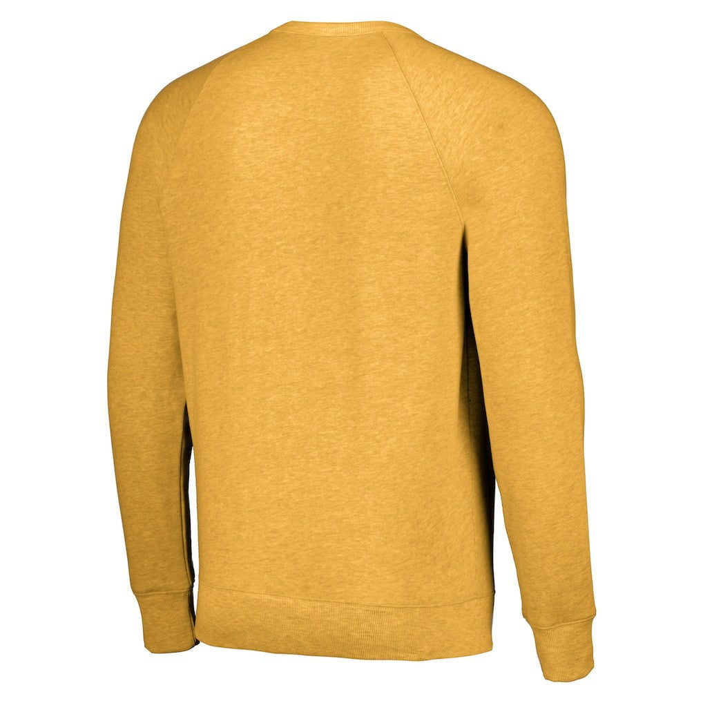 NBA - Golden State Warriors Homage Unisex Holiday Tri-Blend Raglan Pullover Sweatshirt - Gold