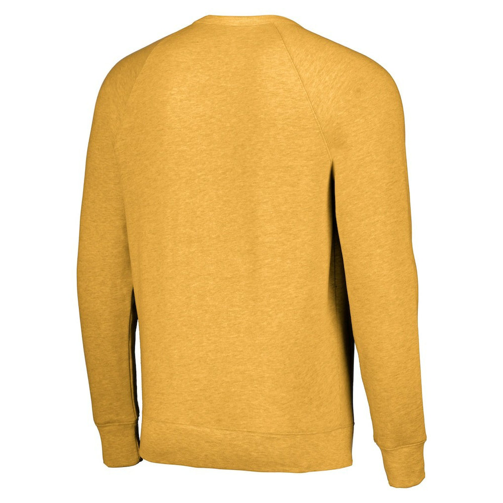 NBA - Golden State Warriors Homage Unisex Holiday Tri-Blend Raglan Pullover Sweatshirt - Gold