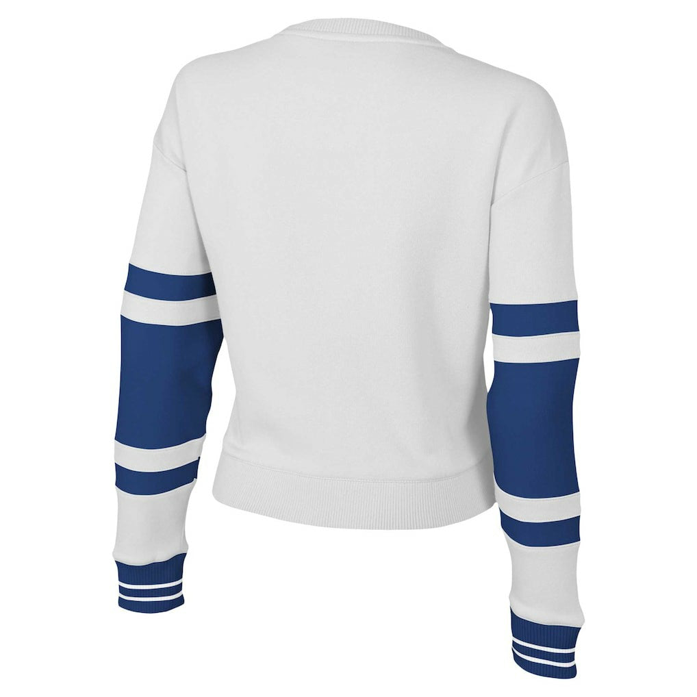 NBA - Philadelphia 76ers Stadium Essentials Women's Scrimmage Cropped Pullover Sweatshirt - White
