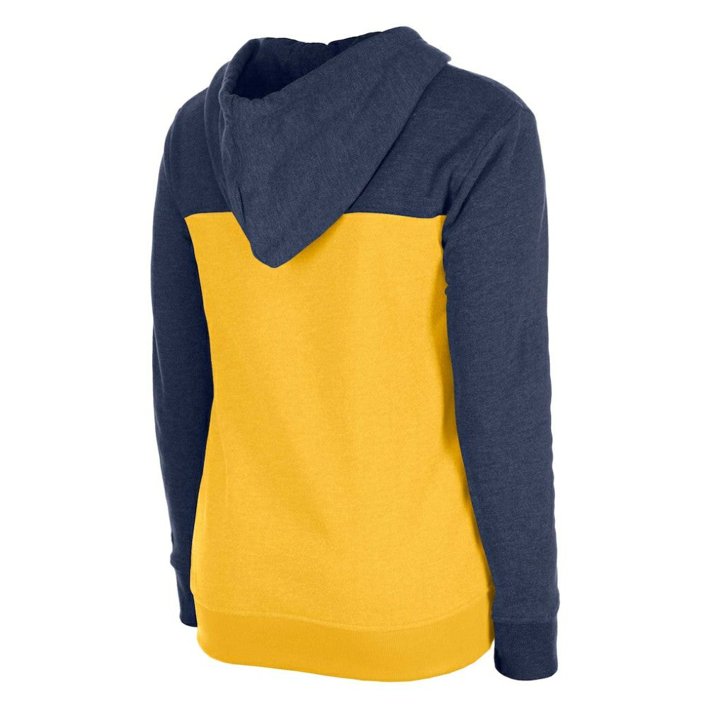 Milwaukee Brewers New Era Women's Color Block Full-Zip Hoodie Jacket Clearance