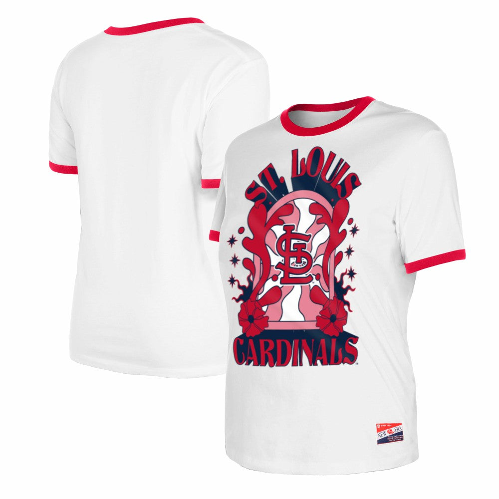 St. Louis Cardinals New Era Women's Oversized Ringer T-Shirt Near Me