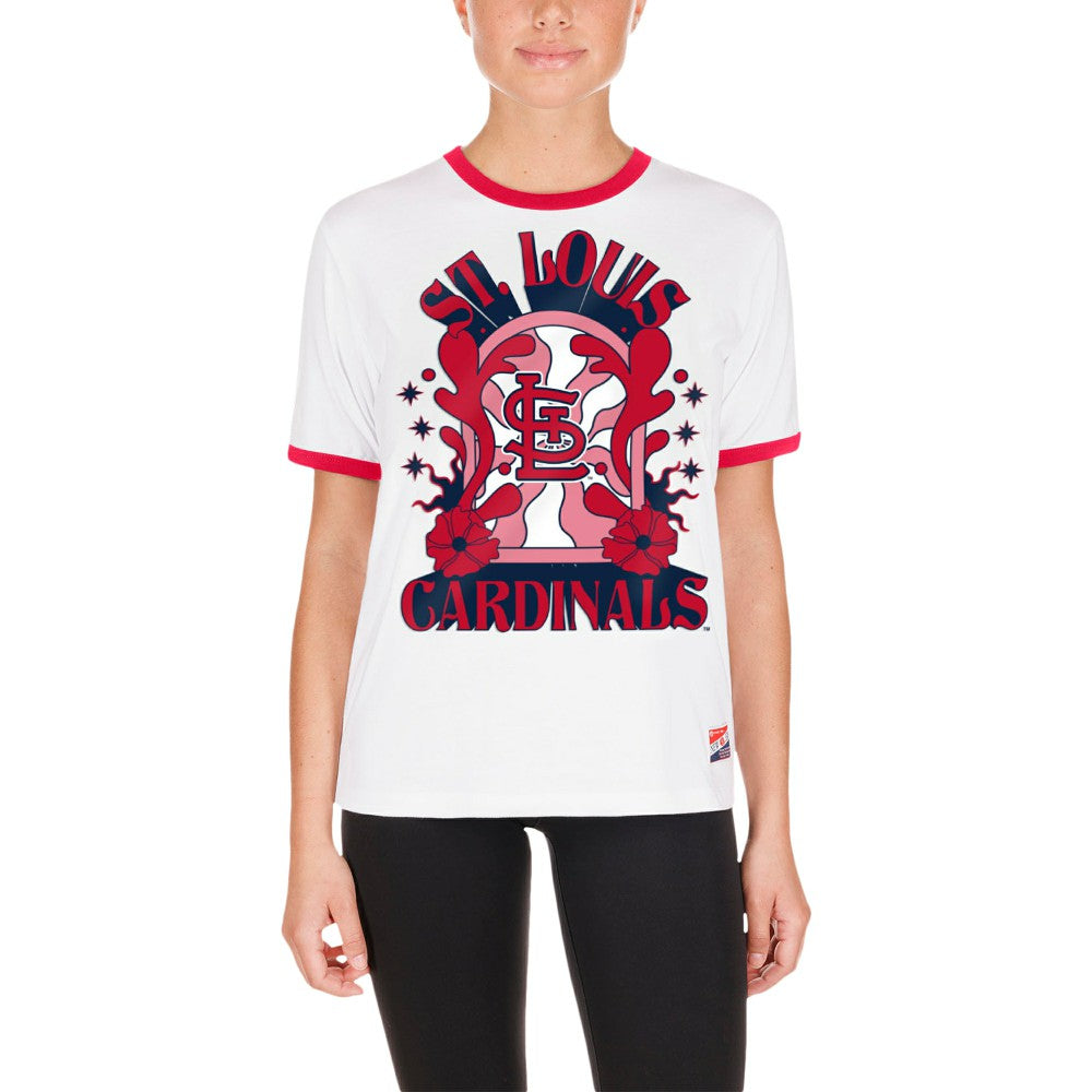 St. Louis Cardinals New Era Women's Oversized Ringer T-Shirt Near Me