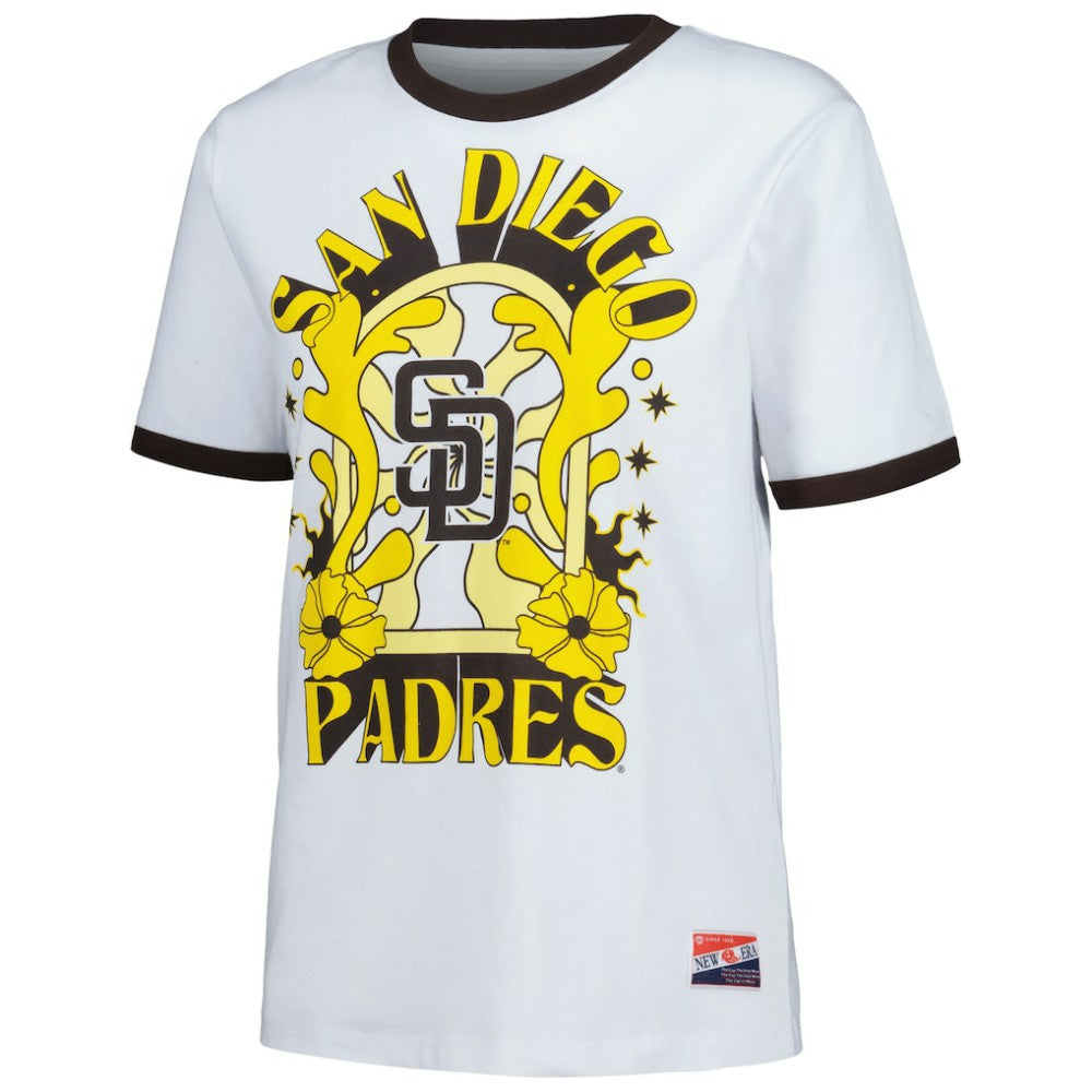 San Diego Padres New Era Women's Oversized Ringer T-Shirt Online