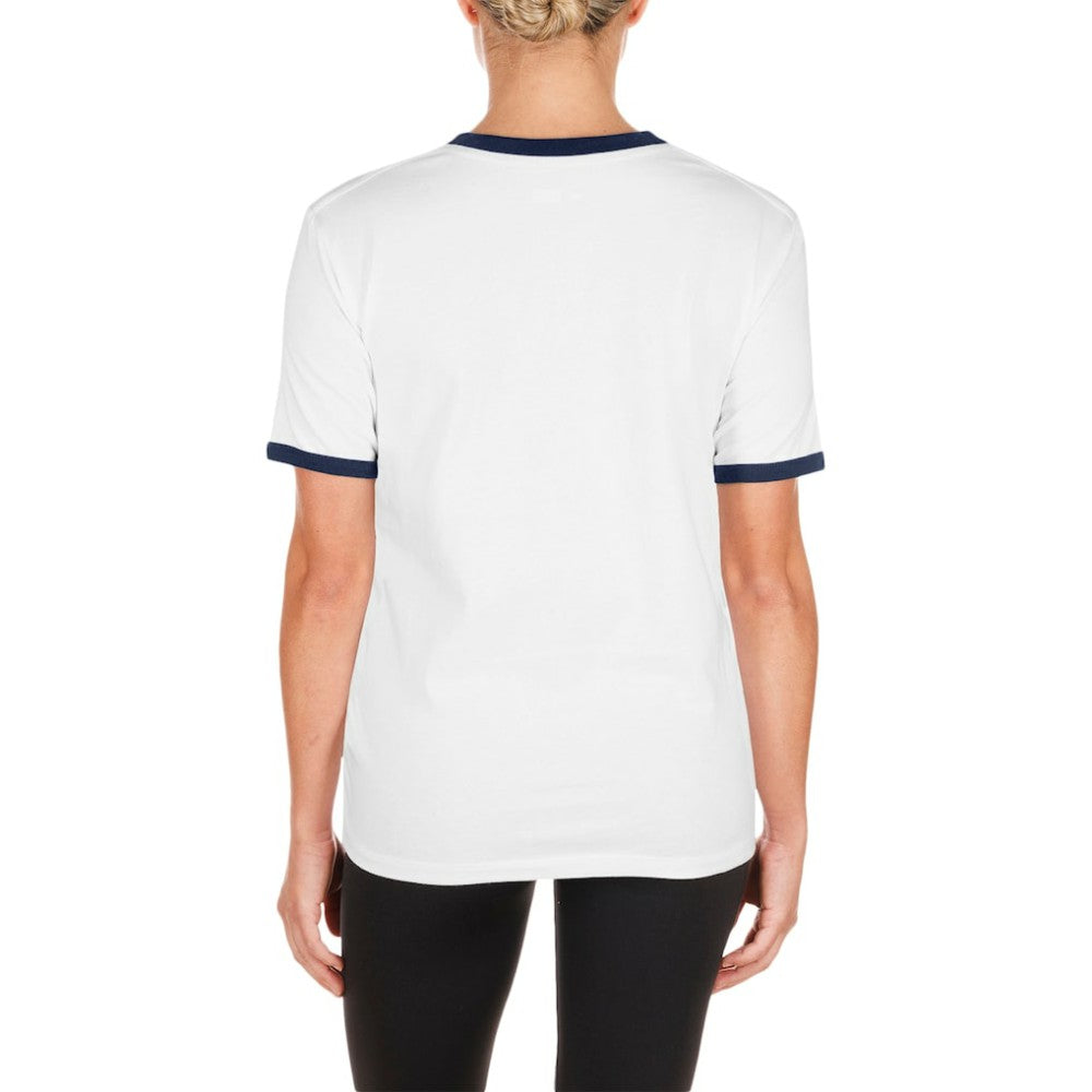Atlanta Braves New Era Women's Oversized Ringer T-Shirt On Sale