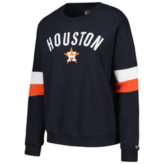 Houston Astros New Era Women's Game Day Crew Pullover Sweatshirt On Sale