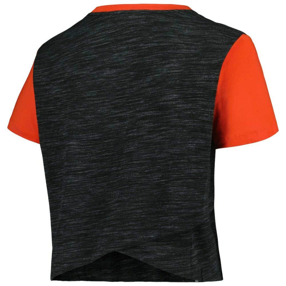 San Francisco Giants New Era Women's Plus Size Crossover Back Cropped T-Shirt Online