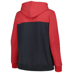 St. Louis Cardinals New Era Women's Plus Size Color Block Full-Zip Hoodie On Sale