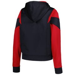 Boston Red Sox New Era Women's Color Block Fleece Quarter-Zip Hoodie Online