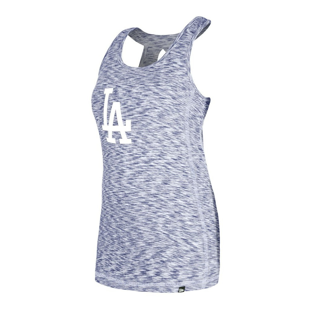 Los Angeles Dodgers New Era Women's Space Dye Keyhole Back Tank Top discount