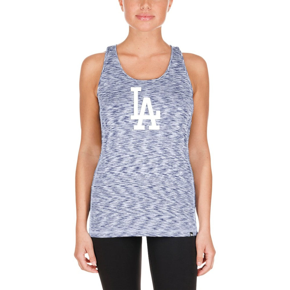 Los Angeles Dodgers New Era Women's Space Dye Keyhole Back Tank Top discount