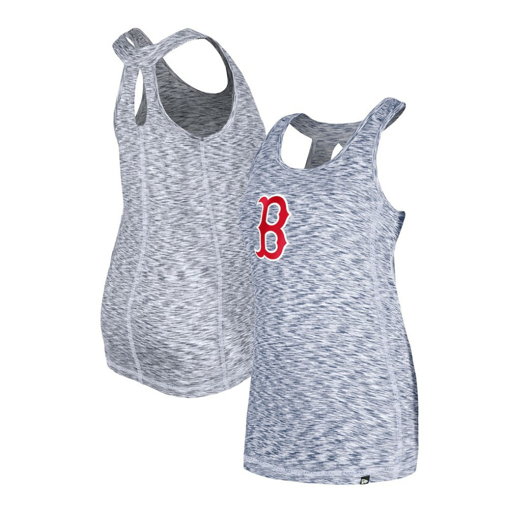 Boston Red Sox New Era Women's Space Dye Keyhole Back Tank Top On Sale