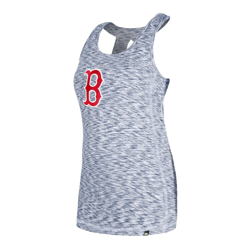 Boston Red Sox New Era Women's Space Dye Keyhole Back Tank Top On Sale