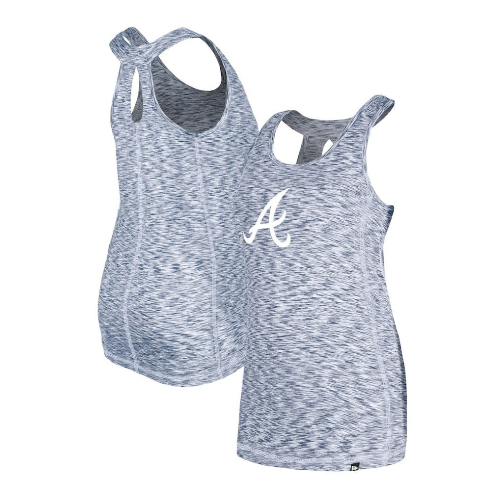 Atlanta Braves New Era Women's Space Dye Keyhole Back Tank Top Online