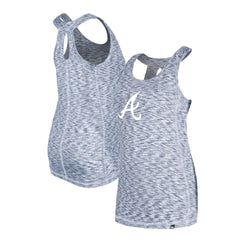 Atlanta Braves New Era Women's Space Dye Keyhole Back Tank Top Online