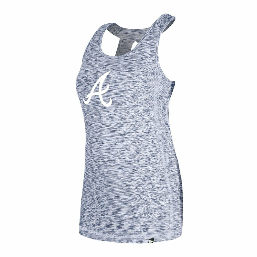 Atlanta Braves New Era Women's Space Dye Keyhole Back Tank Top Online