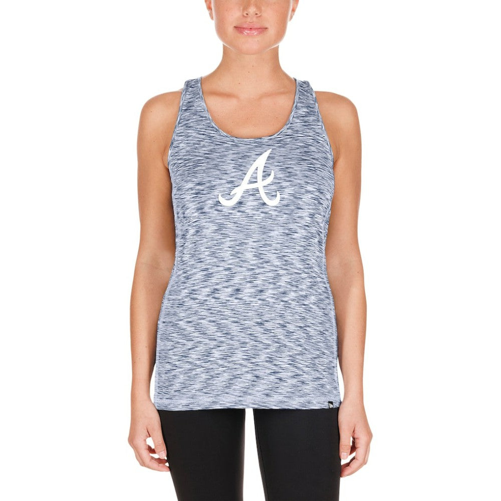 Atlanta Braves New Era Women's Space Dye Keyhole Back Tank Top Online
