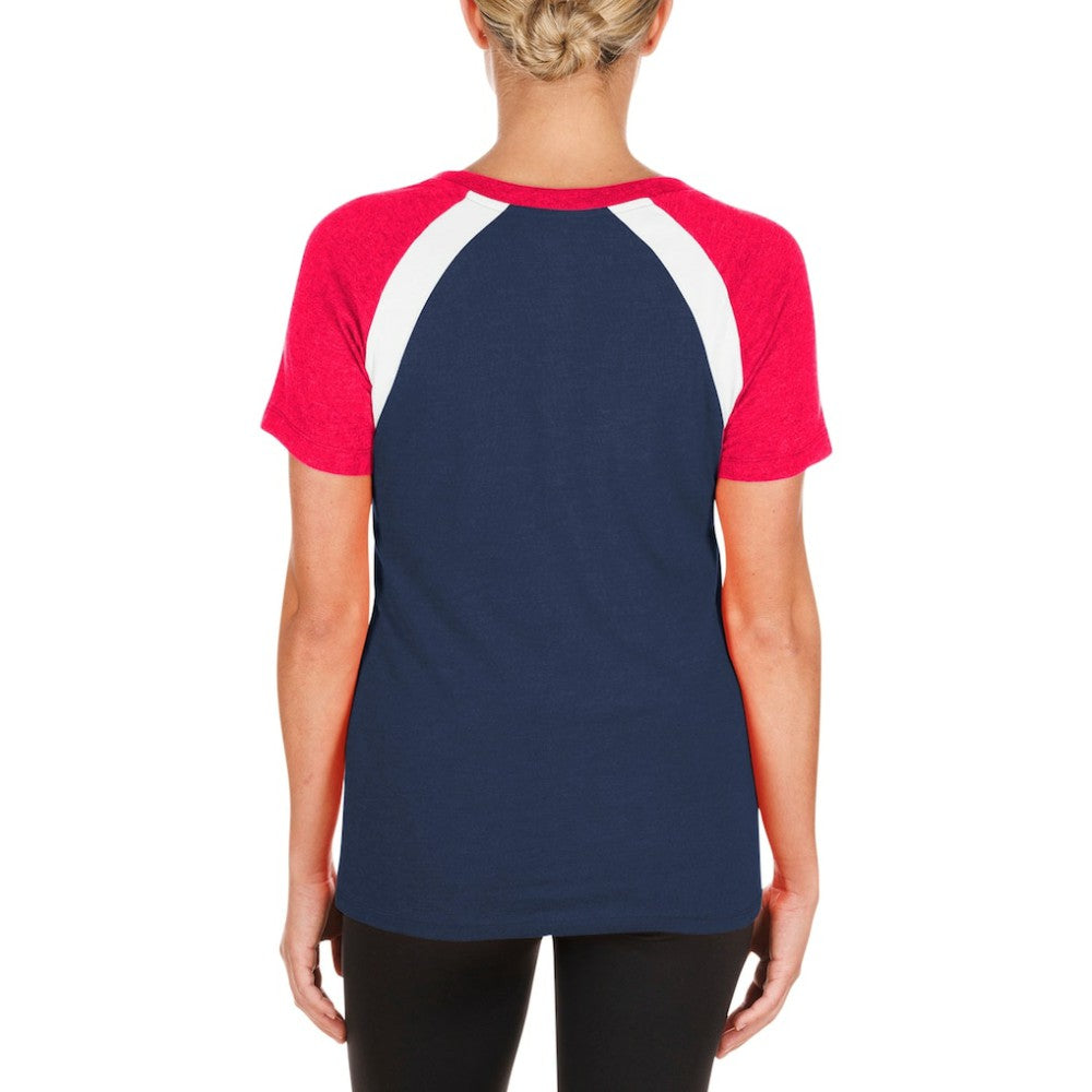 St. Louis Cardinals New Era Women's Heathered Raglan V-Neck T-Shirt Online