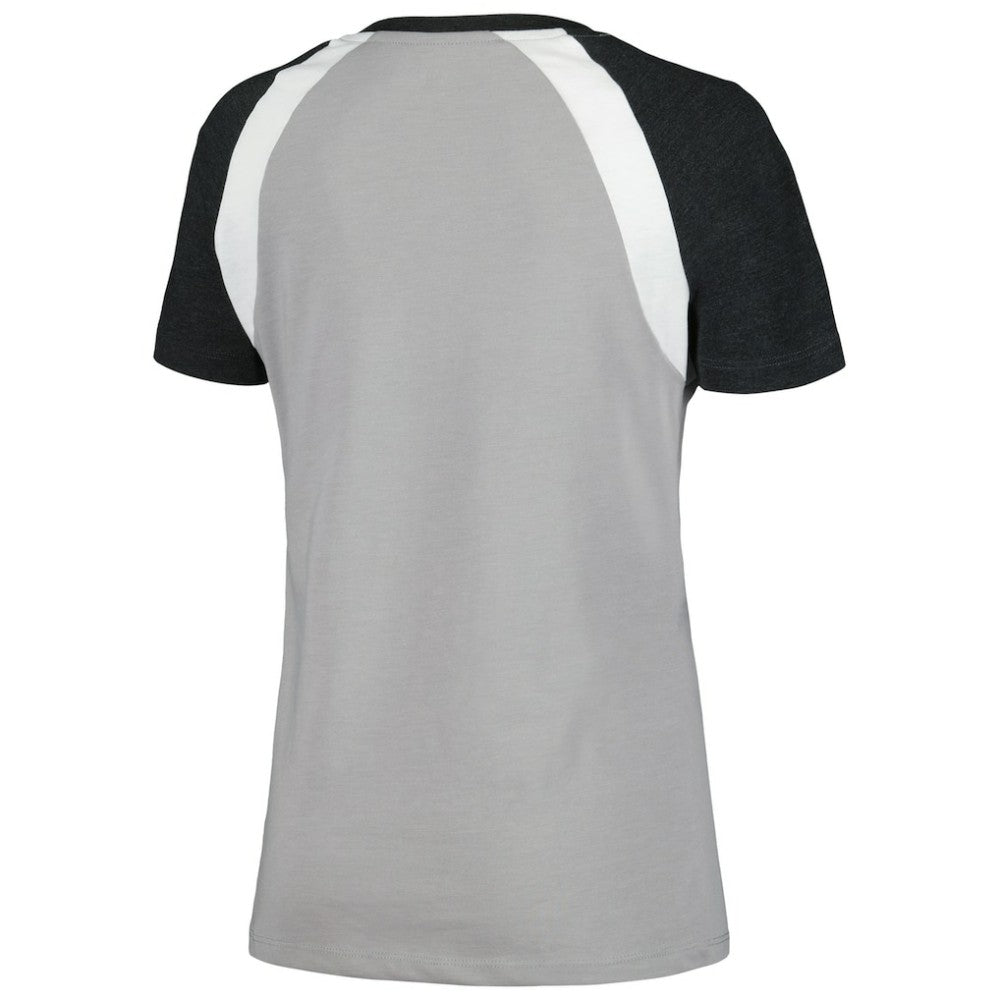 Chicago White Sox New Era Women's Heathered Raglan V-Neck T-Shirt for sale