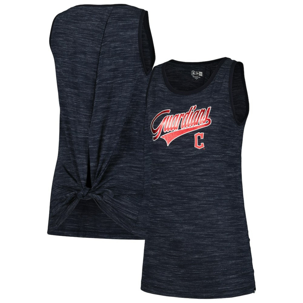 Cleveland Guardians New Era Women's Space-Dye Active Tank Top Lifestyle