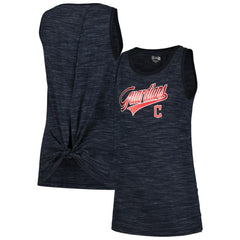 Cleveland Guardians New Era Women's Space-Dye Active Tank Top Lifestyle