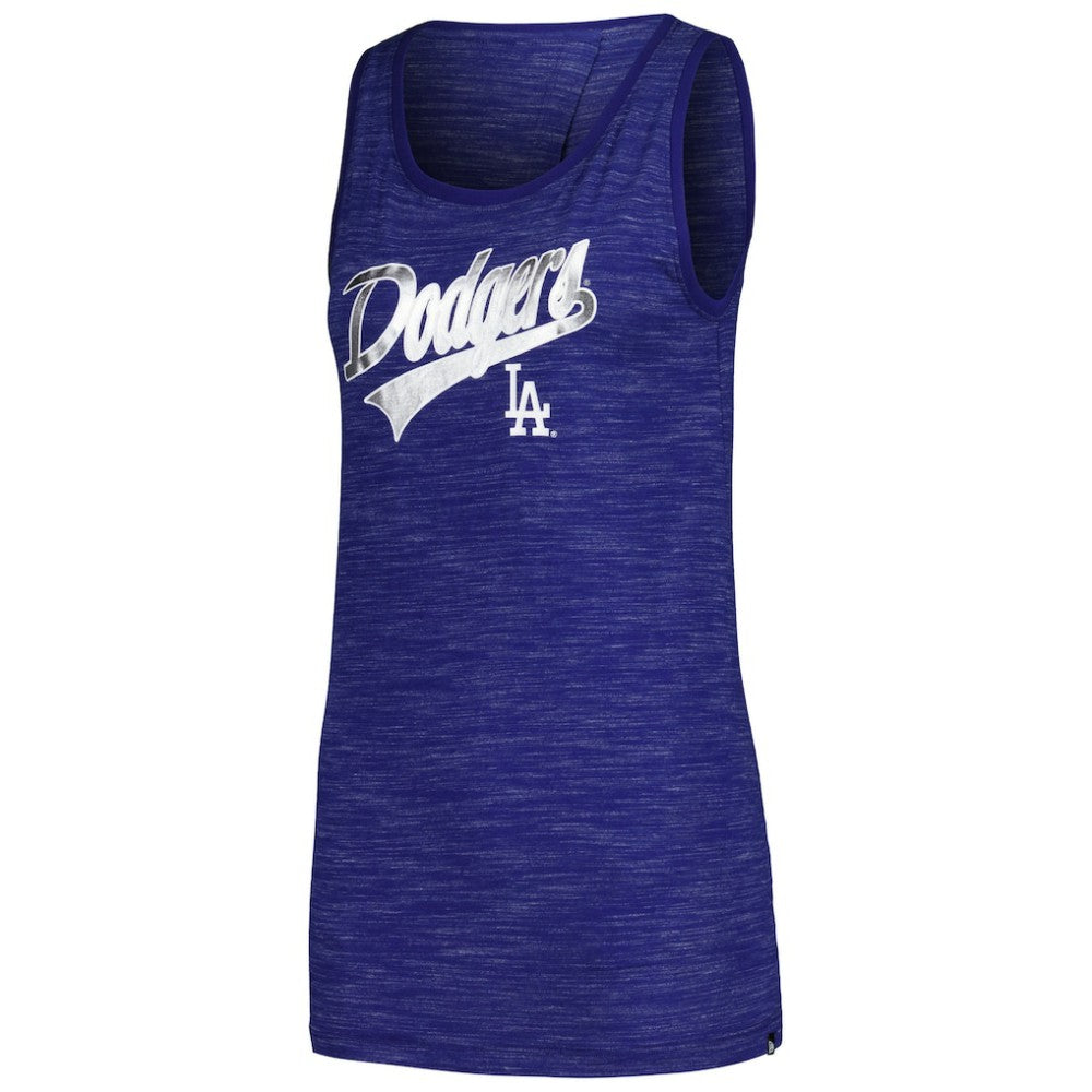 Los Angeles Dodgers New Era Women's Space-Dye Active Tank Top Lifestyle