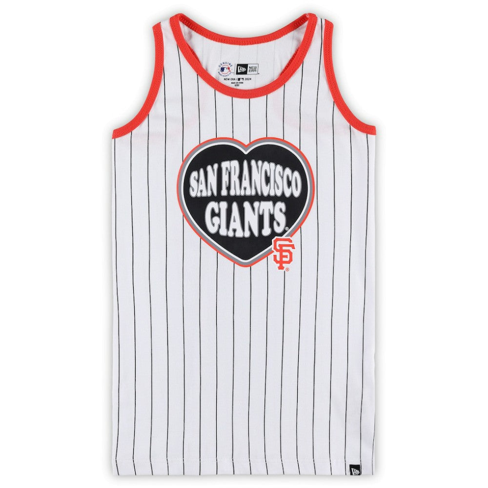 San Francisco Giants New Era Girls Youth Pinstripe Tank Top for sale