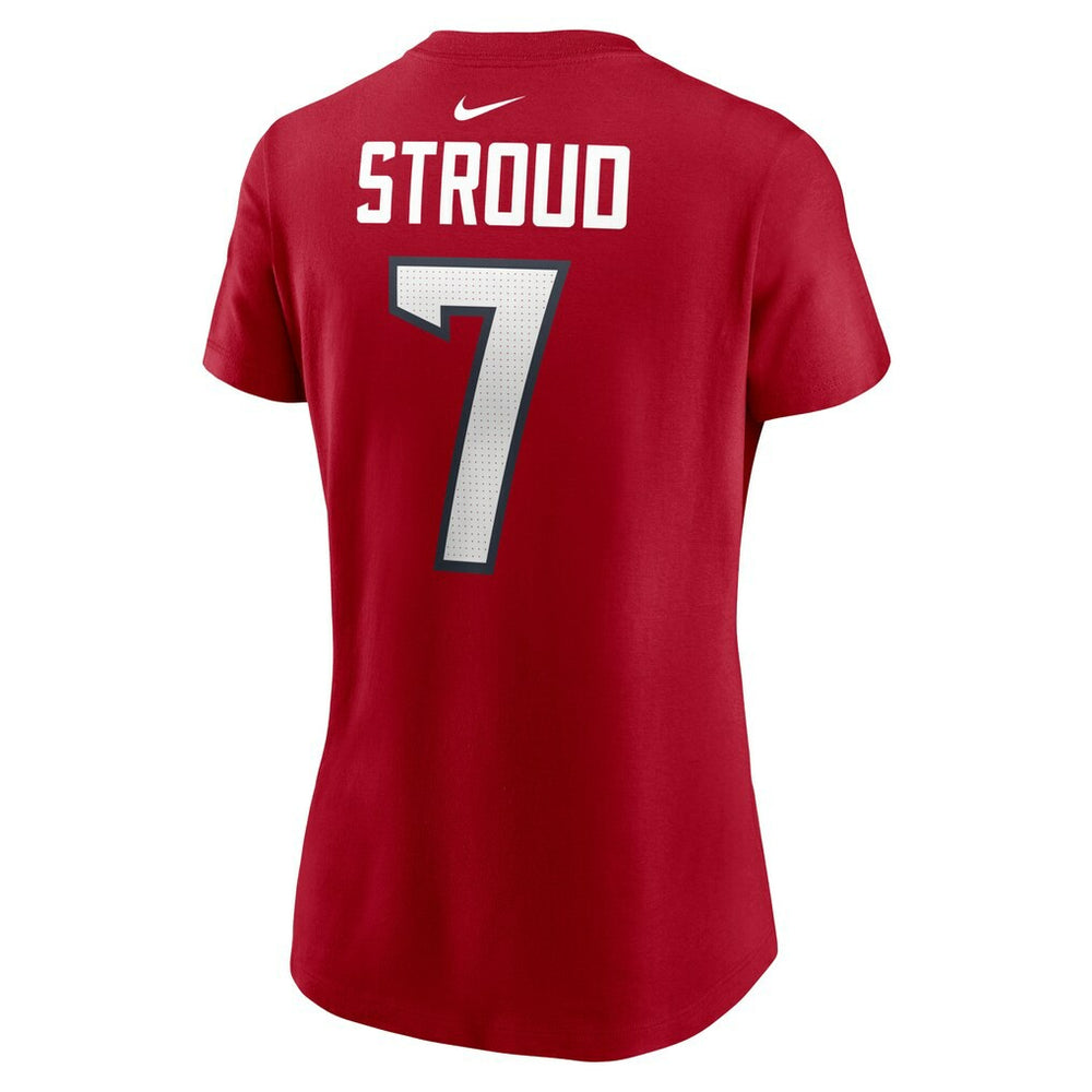 C.J. Stroud Houston Texans Women's Player Name & Number T-Shirt Red - Nike