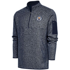 Manchester City Elevate Quarter-Zip Pullover - Heather Navy