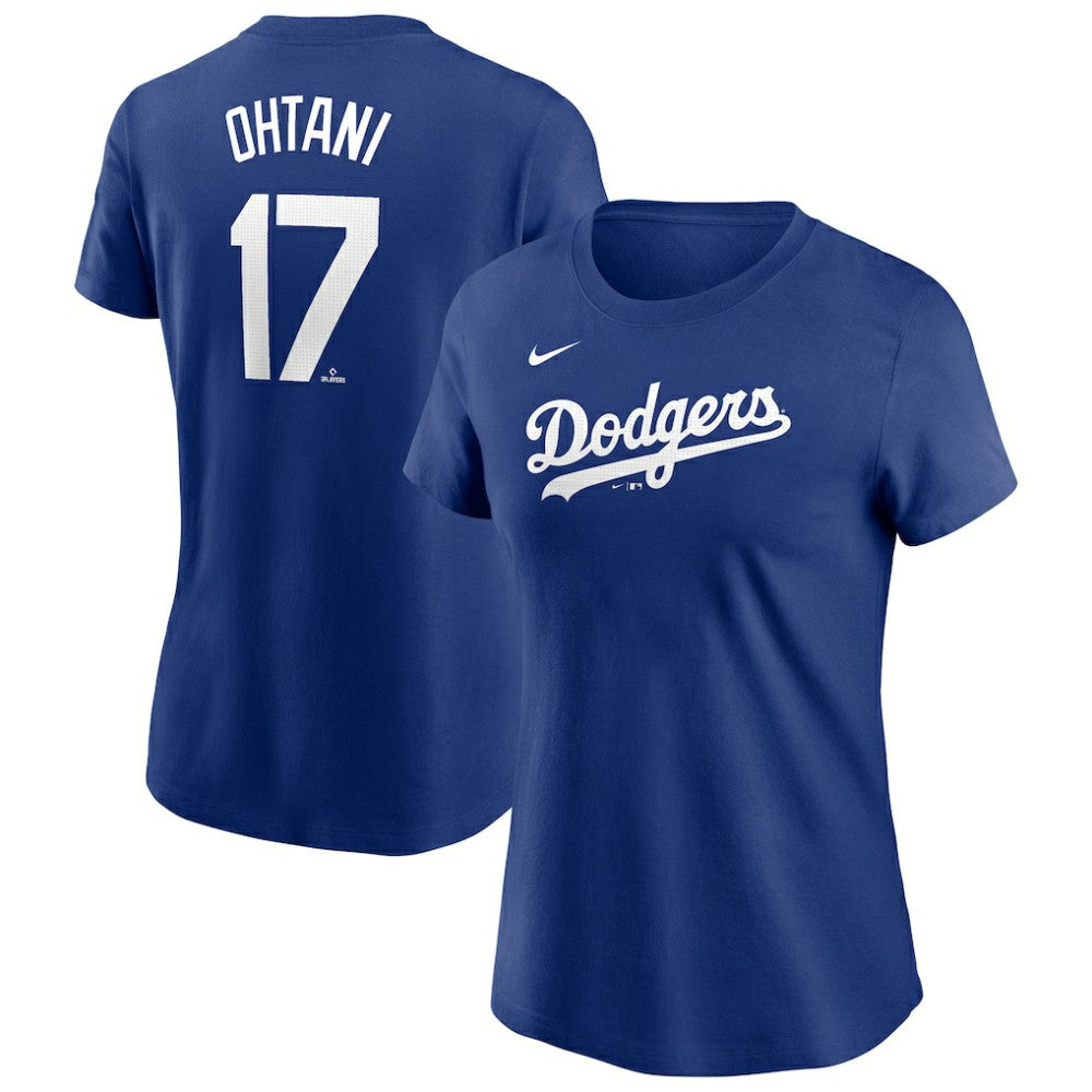 Shohei Ohtani Los Angeles Dodgers Nike Women's Cooperstown Collection Fuse Name & Number T-Shirt Online