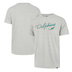Miami Dolphins '47 Downburst Franklin T-Shirt Gray - 47 brand