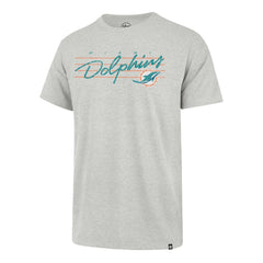 Miami Dolphins '47 Downburst Franklin T-Shirt Gray - 47 brand
