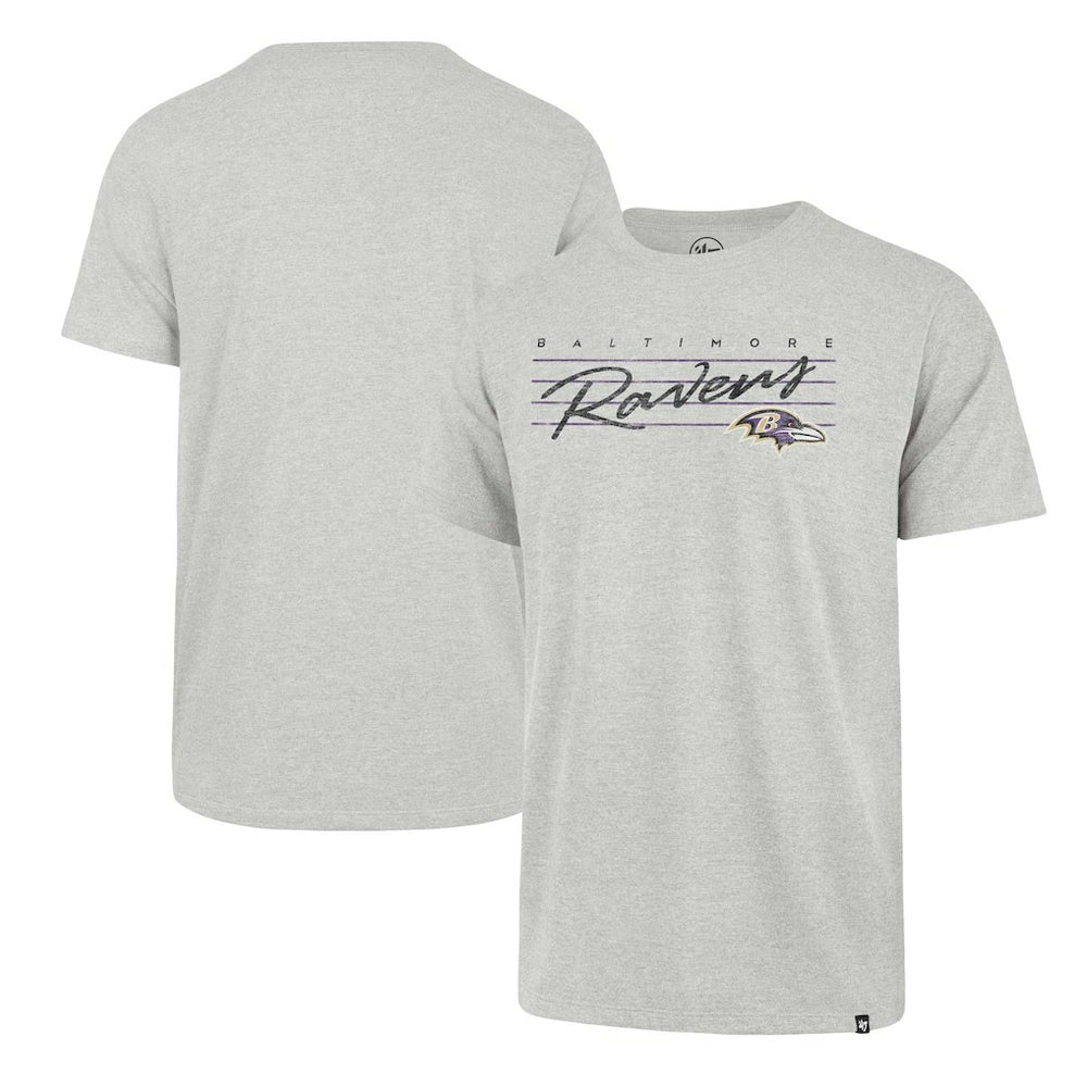 Baltimore Ravens '47 Downburst Franklin T-Shirt Gray - 47 brand