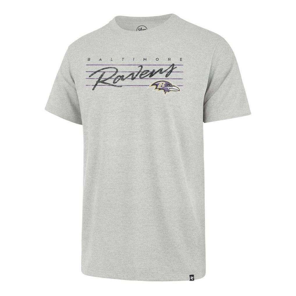 Baltimore Ravens '47 Downburst Franklin T-Shirt Gray - 47 brand