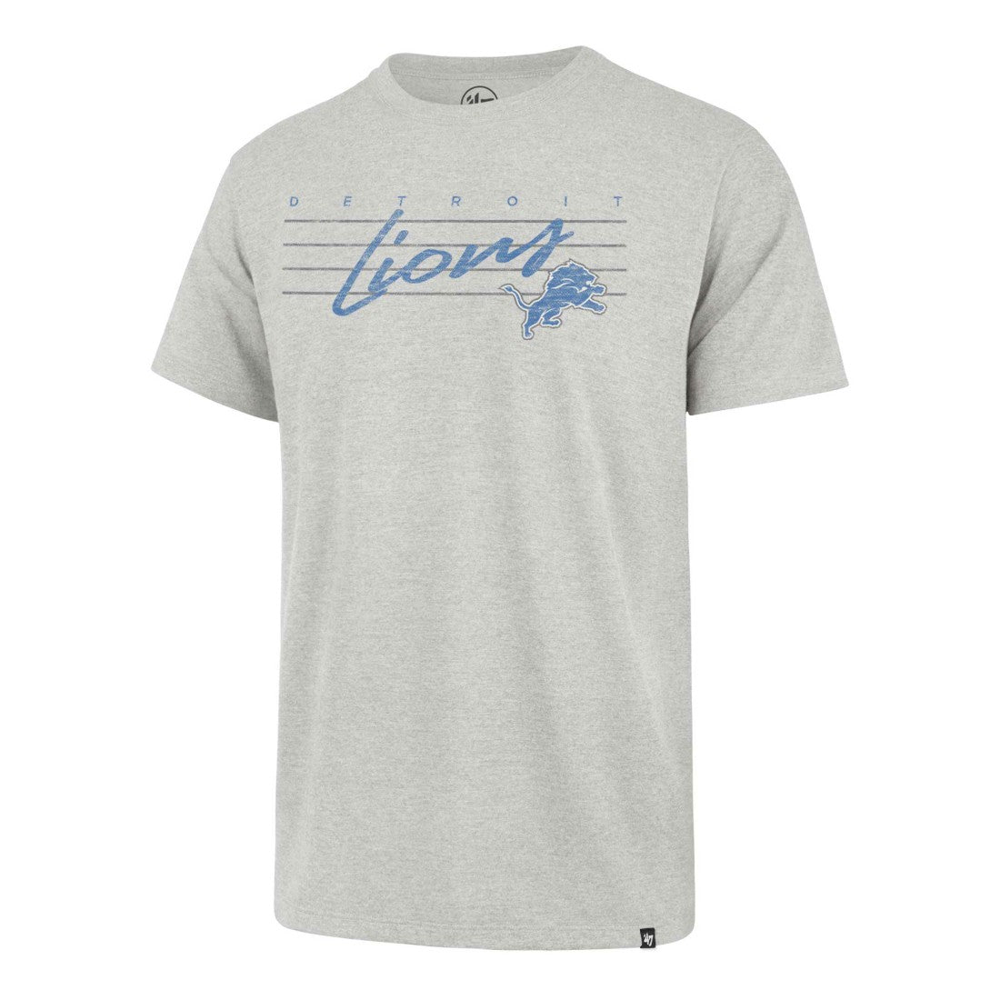 Detroit Lions '47 Downburst Franklin T-Shirt Gray - 47 brand