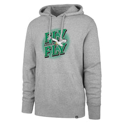 Philadelphia Eagles '47 Fly Eagles Fly Regional Headline Pullover Hoodie Gray - 47 brand