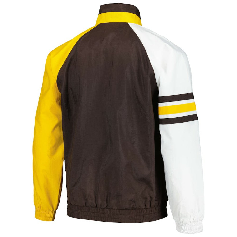 San Diego Padres Starter Elite Raglan Half-Zip Jacket On Sale