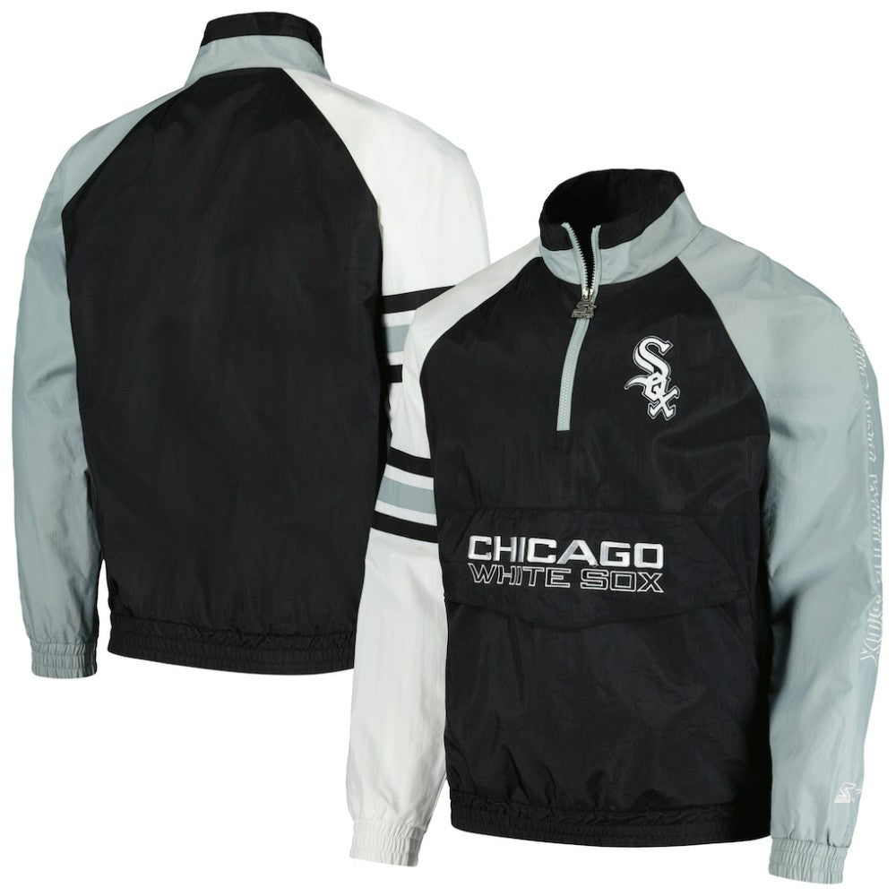 Chicago White Sox Starter Elite Raglan Half-Zip Jacket Clearance