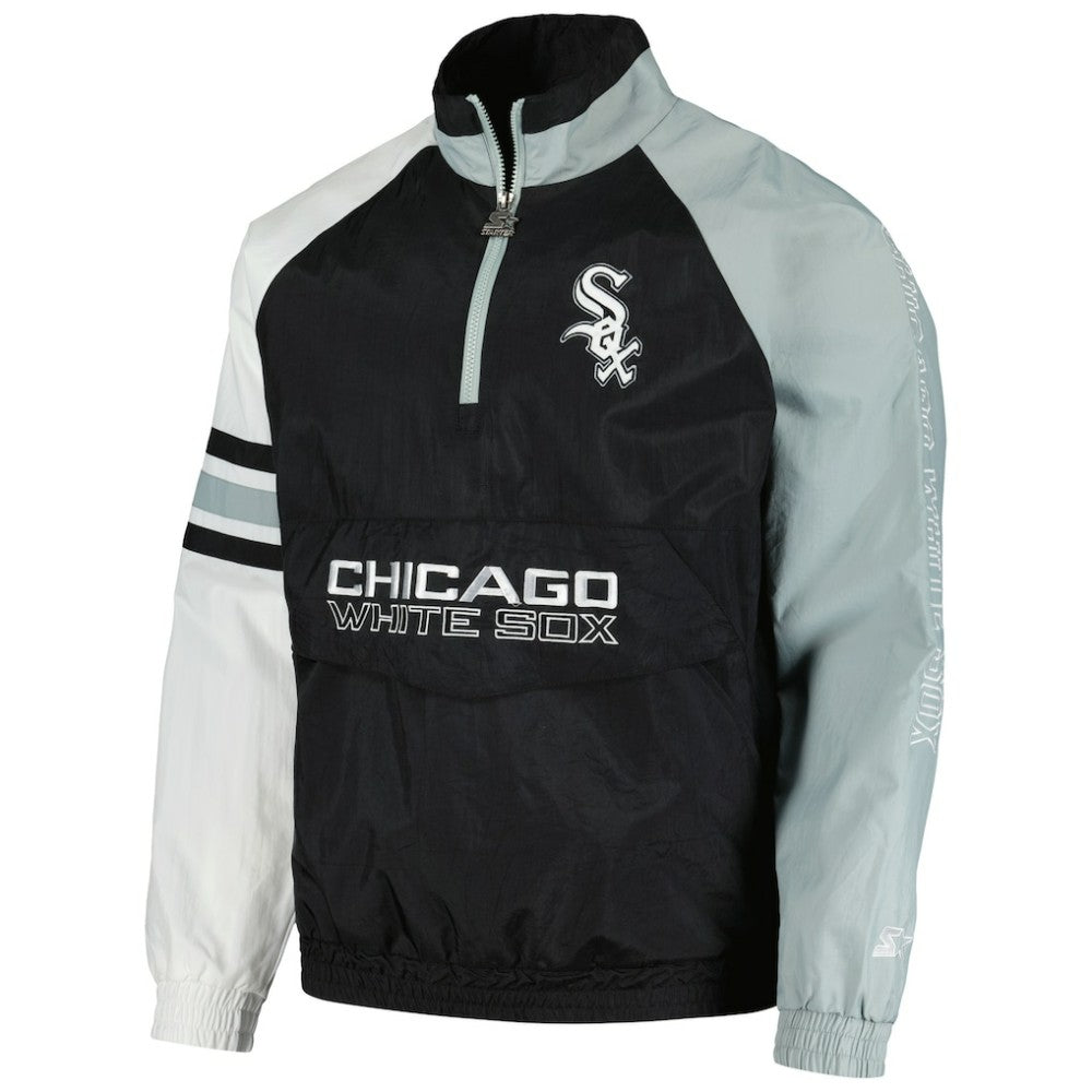 Chicago White Sox Starter Elite Raglan Half-Zip Jacket Clearance