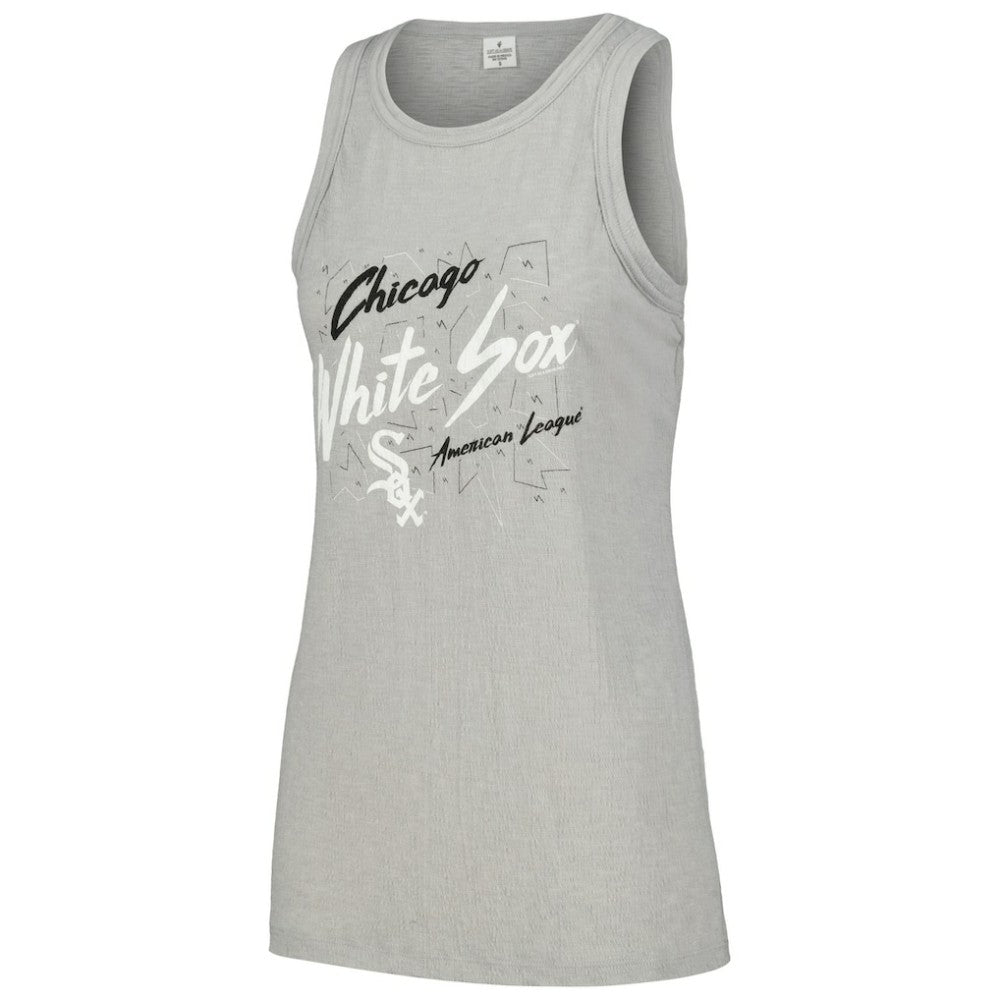 Chicago White Sox Soft as a Grape Women's Gauze High Neck Tank Top Lifestyle