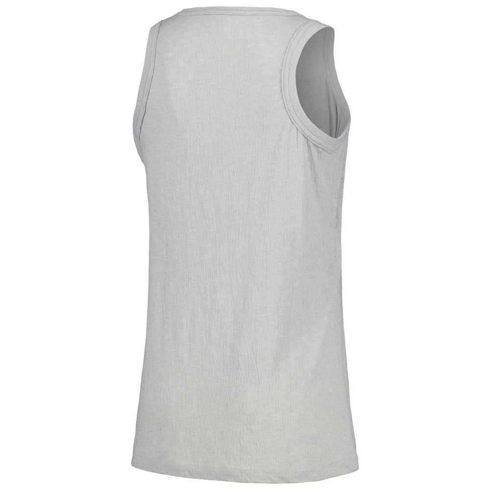 Miami Marlins Soft as a Grape Women's Gauze High Neck Tank Top Clearance