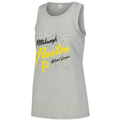 Pittsburgh Pirates Soft as a Grape Women's Gauze High Neck Tank Top Sale