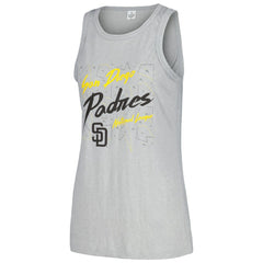 San Diego Padres Soft as a Grape Women's Gauze High Neck Tank Top Lifestyle