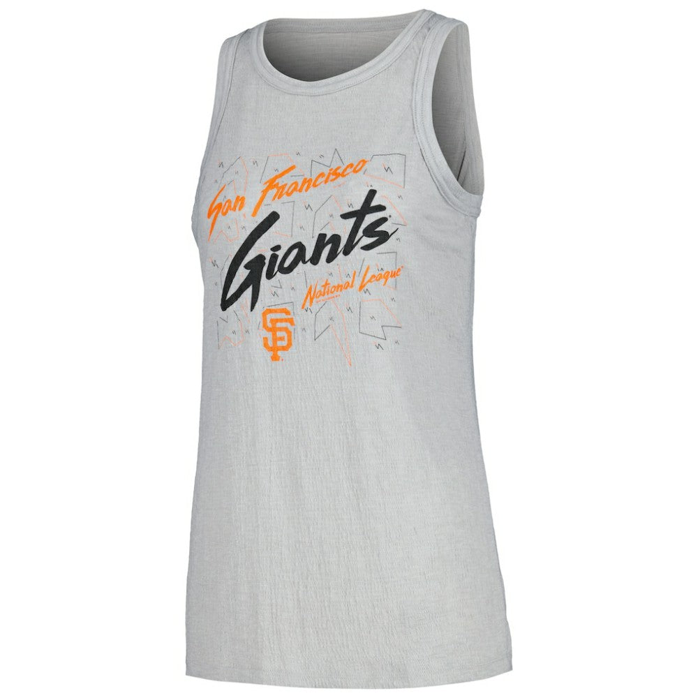San Francisco Giants Soft as a Grape Women's Gauze High Neck Tank Top Lifestyle