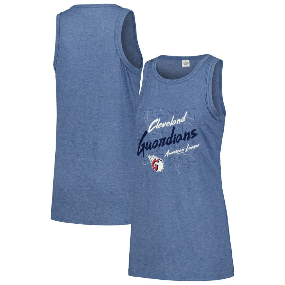 Cleveland Guardians Soft as a Grape Women's Gauze High Neck Tank Top Online