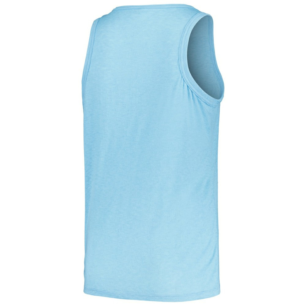 Los Angeles Dodgers Soft as a Grape Women's Plus Size Curvy High Neck Tri-Blend Tank Top Clearance