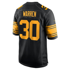 Jaylen Warren Pittsburgh Steelers Alternate Game Jersey Black - Nike