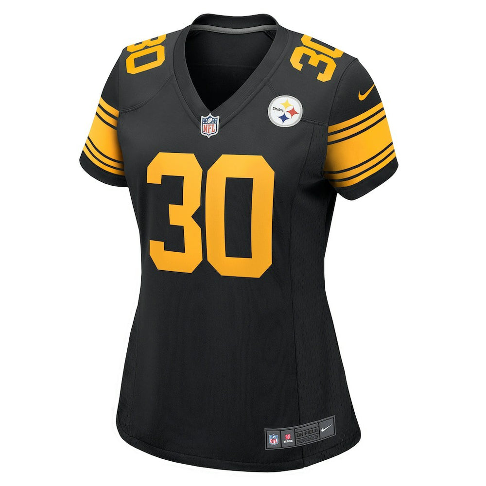 Jaylen Warren Pittsburgh Steelers Women's Alternate Game Jersey Black - Nike