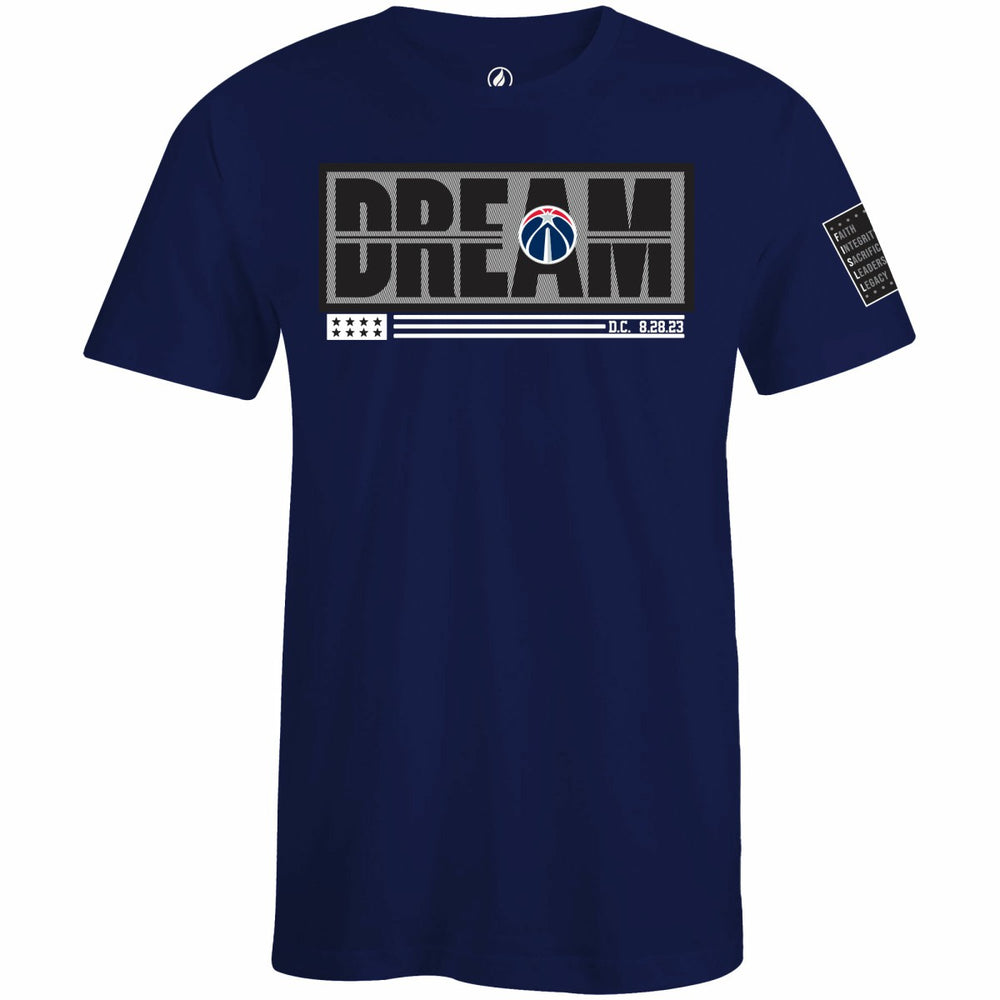 NBA - Washington Wizards FISLL x Black History Collection Unisex T-Shirt - Navy