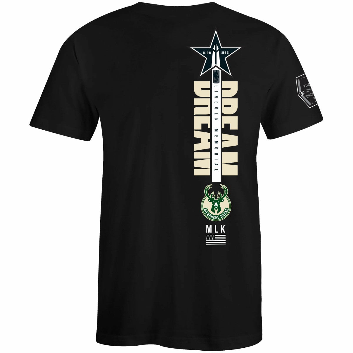 NBA - Milwaukee Bucks FISLL x Black History Collection Unisex T-Shirt - Green